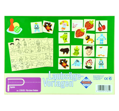 Фото - Заготовка из фанеры "Найди пару" для выпиливания лобзиком Pebaro