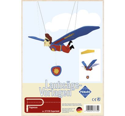 Фото - Заготовка из фанеры "Летающий Герой" для выпиливания лобзиком Pebaro