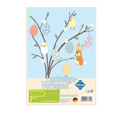 Фото - Заготовка из фанеры «Пасхальные украшения» для выпиливания лобзиком Pebaro