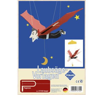 Фото - Заготовка из фанеры "Вампир" для выпиливания лобзиком Pebaro