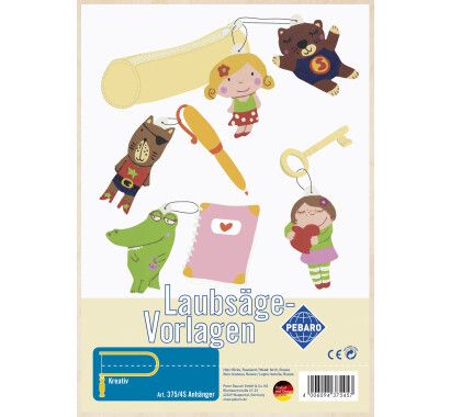 Фото - Заготовка из фанеры "Брелки" для выпиливания лобзиком Pebaro