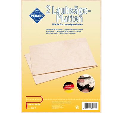 Фото - Фанерные заготовки для выпиливания и выжигания (2 шт.) Pebaro