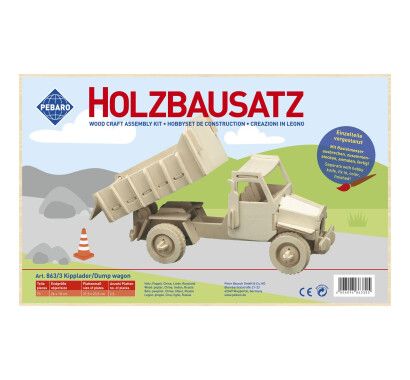 Фото -  Заготовка из фанеры 3D пазл "Самосвал" Pebaro