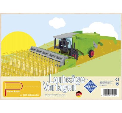 Фото - Заготовка з фанери "Комбайн" для випилювання лобзиком Pebaro