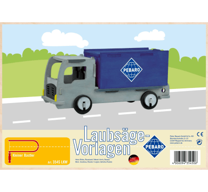 Фото - Заготовка из фанеры "Грузовик" для выпиливания лобзиком Pebaro