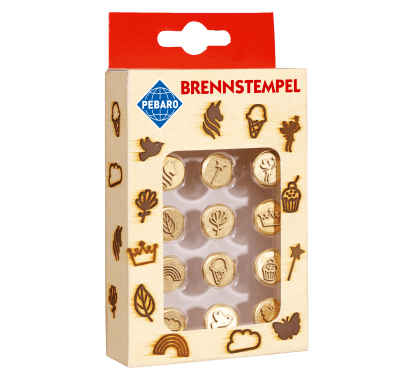 Фото - Набор штампов для выжигания 12 шт. (дизайн для девочек) Pebaro 