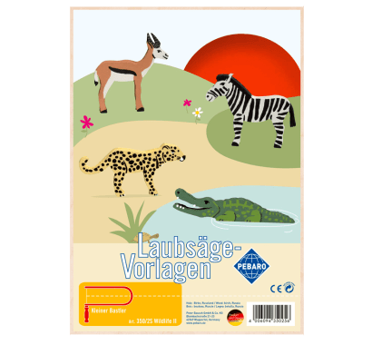 Фото - Заготовка из фанеры "Животные" для выпиливания лобзиком Pebaro