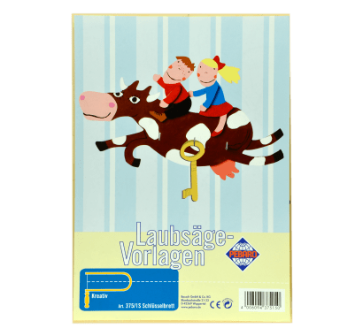 Фото - Заготовка из фанеры Настенная ключница "Веселая корова" для выпиливания лобзиком Pebaro