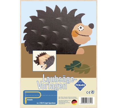 Фото - Заготовка из фанеры "Копилка Ёжик" для выпиливания лобзиком Pebaro