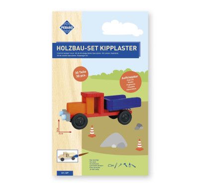 Фото - Деревянный конструктор "Самосвал" Pebaro